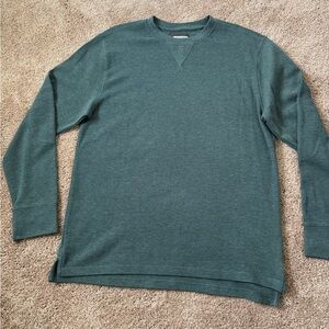 Moutain Khaki Men’s Long Sleeve Classic Fit Knit Shirt Sweater